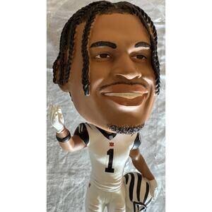 Ja’Marr Chase Cincinnati Bengals White Tiger Stripe Bobble Head #4/123 NFL LE